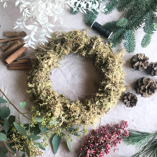 Orange & Spice Wreath | The Flower Boutique