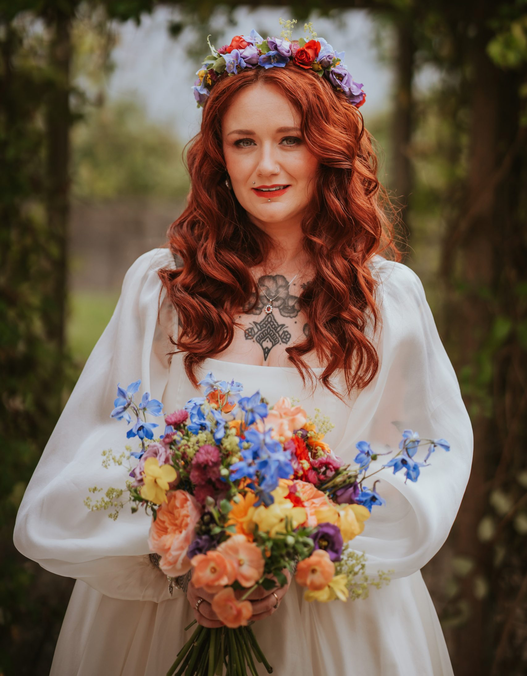 Tom Halliday Photography wedding flowers Linton